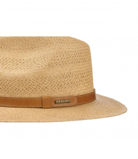 panama Stetson leer vlecht panama Stetson leer vlecht